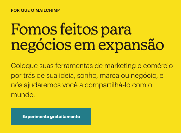 UX Writing Mail Chimp