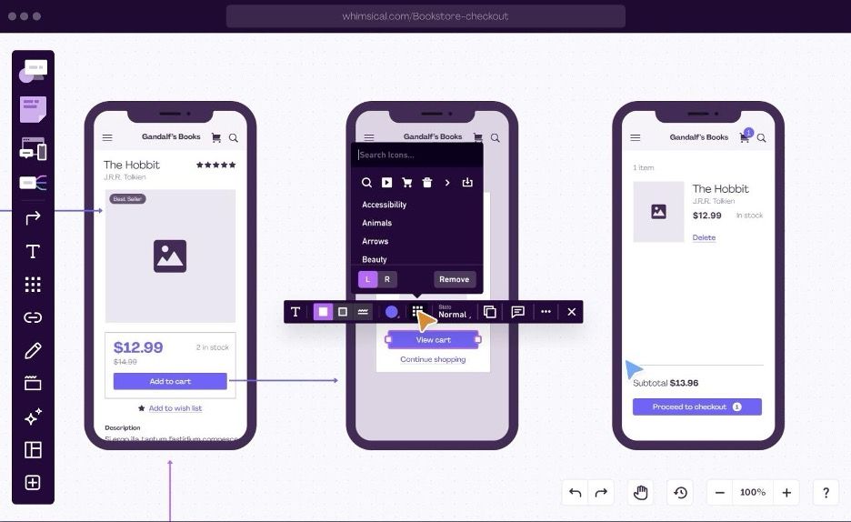 Whimsical website screenshot