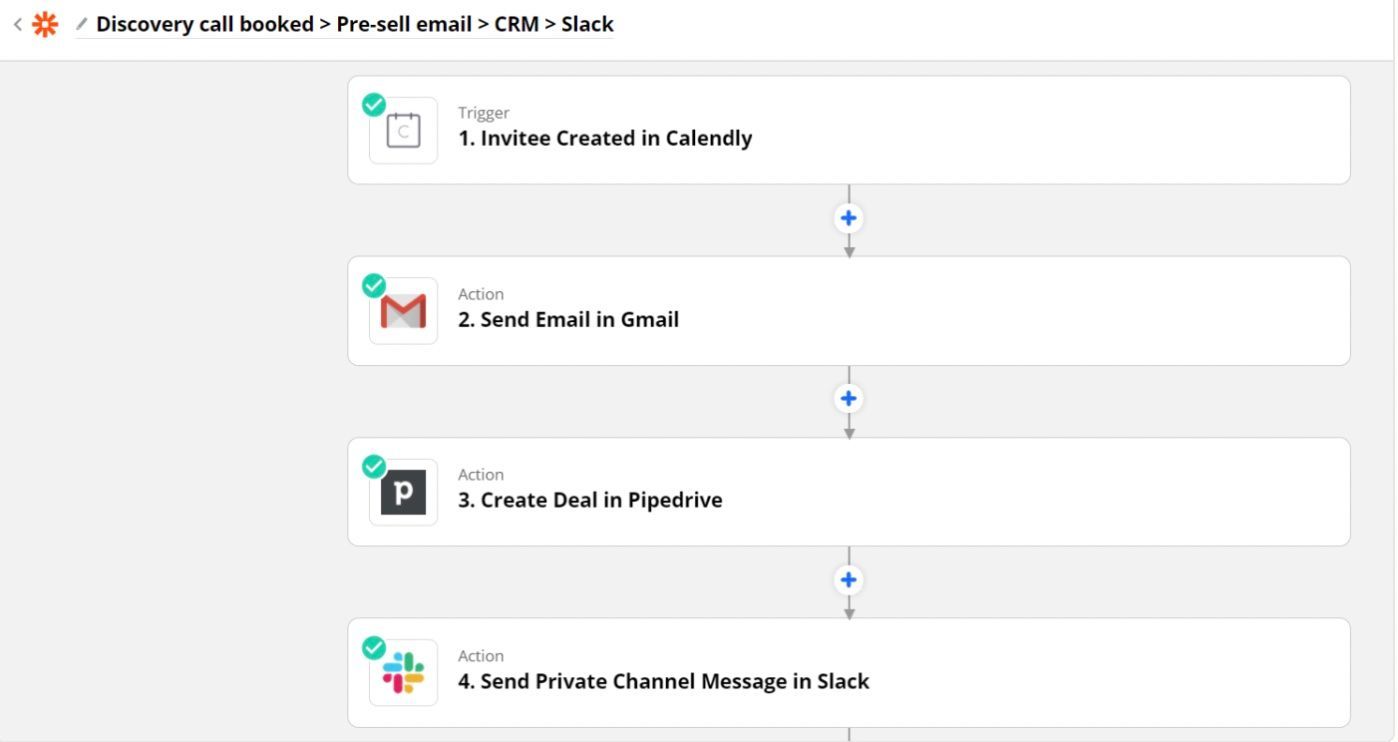Zapier's interface screenshot
