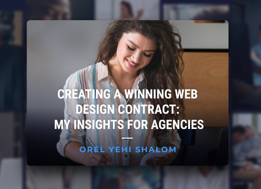 An image for creating a winning web design contract