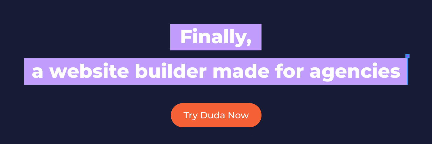 Banner - a website builder made for agencies
