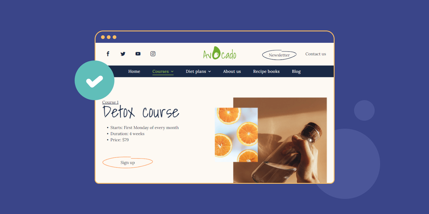 A website displaying the best practices to build a converting product detail page