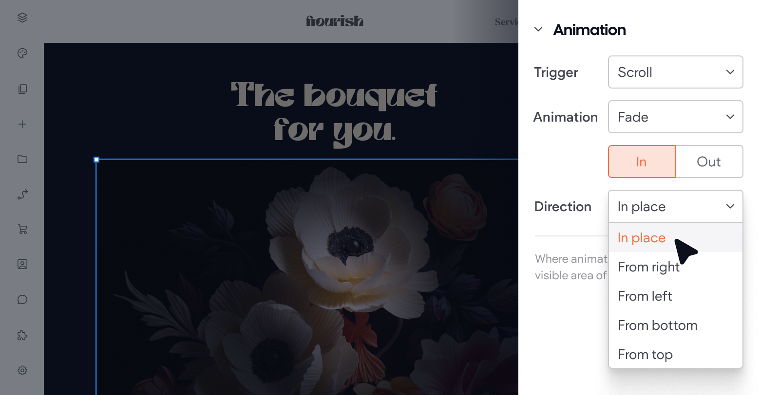 A screenshot of a website with an hero image