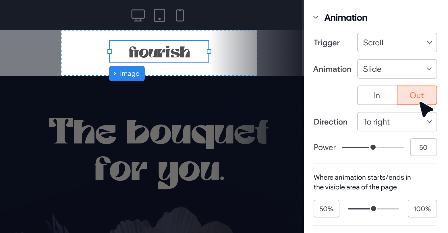 A screenshot of a website with a logo