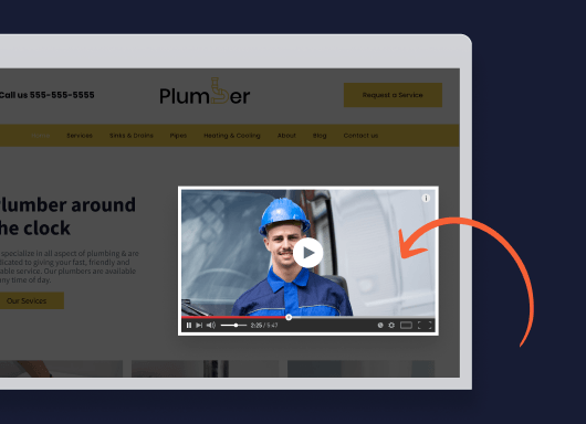 Videos sitios web