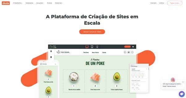 call to action exemplos Duda