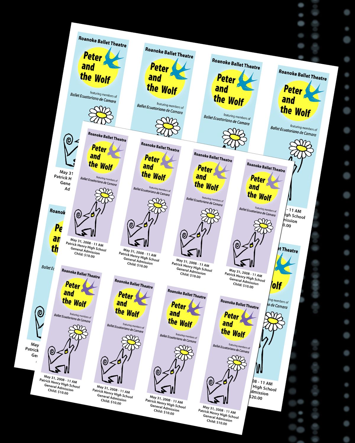 A bunch of stickers with birds and flowers on them