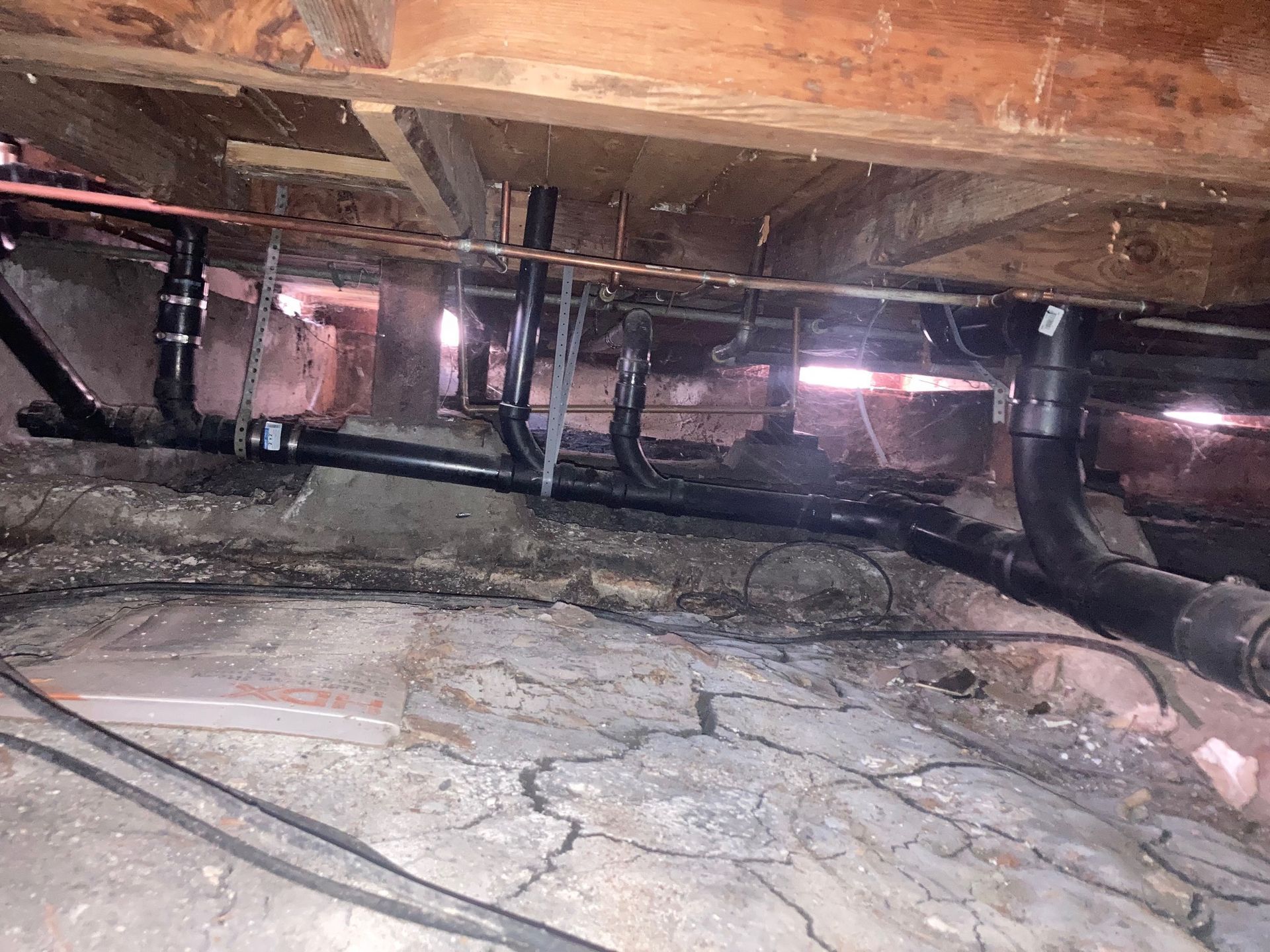 Sewer Drain Repair Under Crawl Space - Antioch, CA - T & C Plumbing