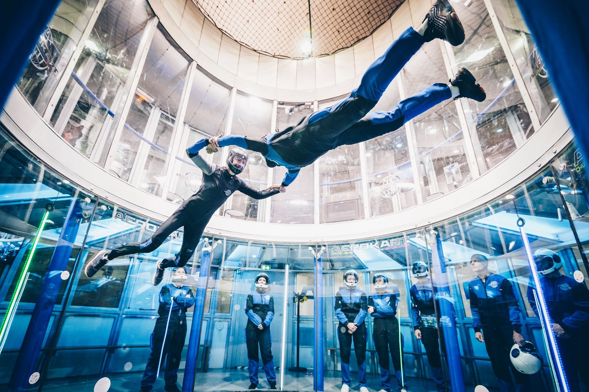 Chute libre aerokart