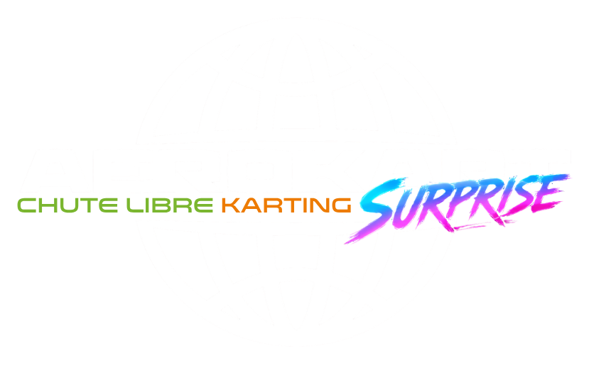 Logo AEROKART : Simulateur chute libre, karting indoor et surprise