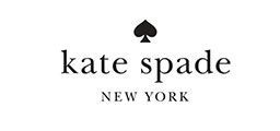 Kate Spade New York logo with a black spade icon.