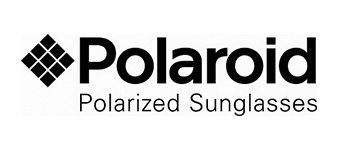 Polaroid logo with black diamond grid and the words
