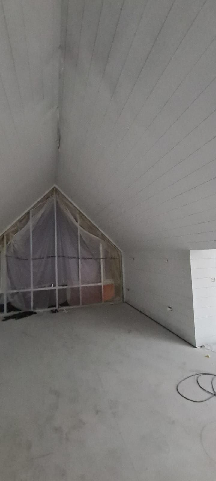 A picture of a church interior being painted in white by painters and decorators southampton