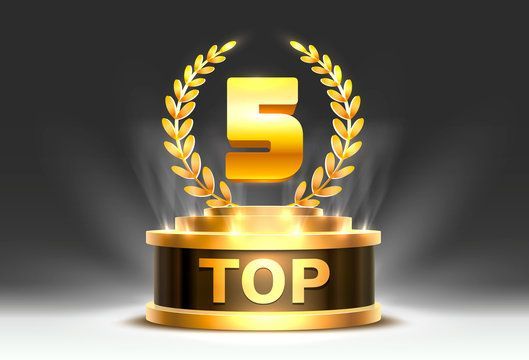 A picture of a golden trophy