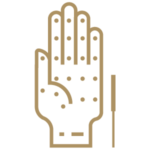 Acupuncture icon - traditional Chinese medicine services