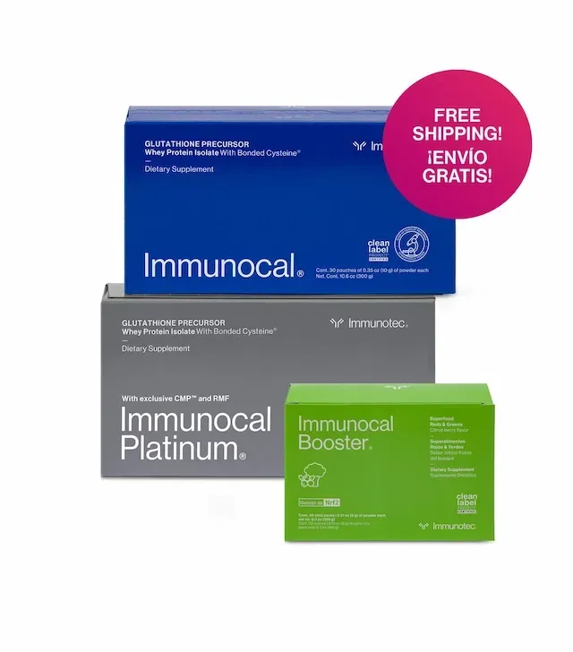 Tres cajas de suplementos dietéticos