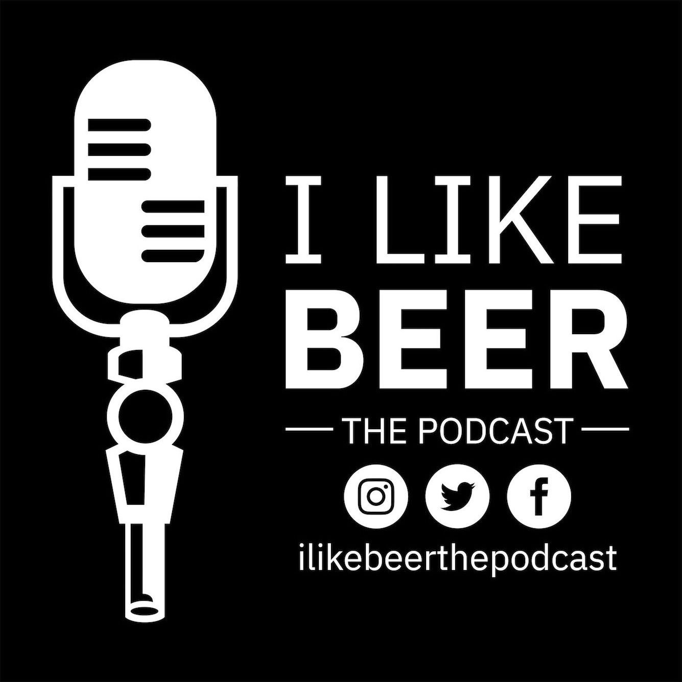 A logo for a podcast called I Like Beer.
