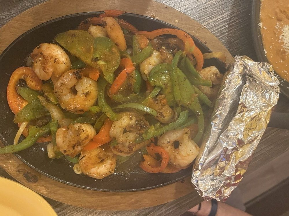 shrimp fajitas