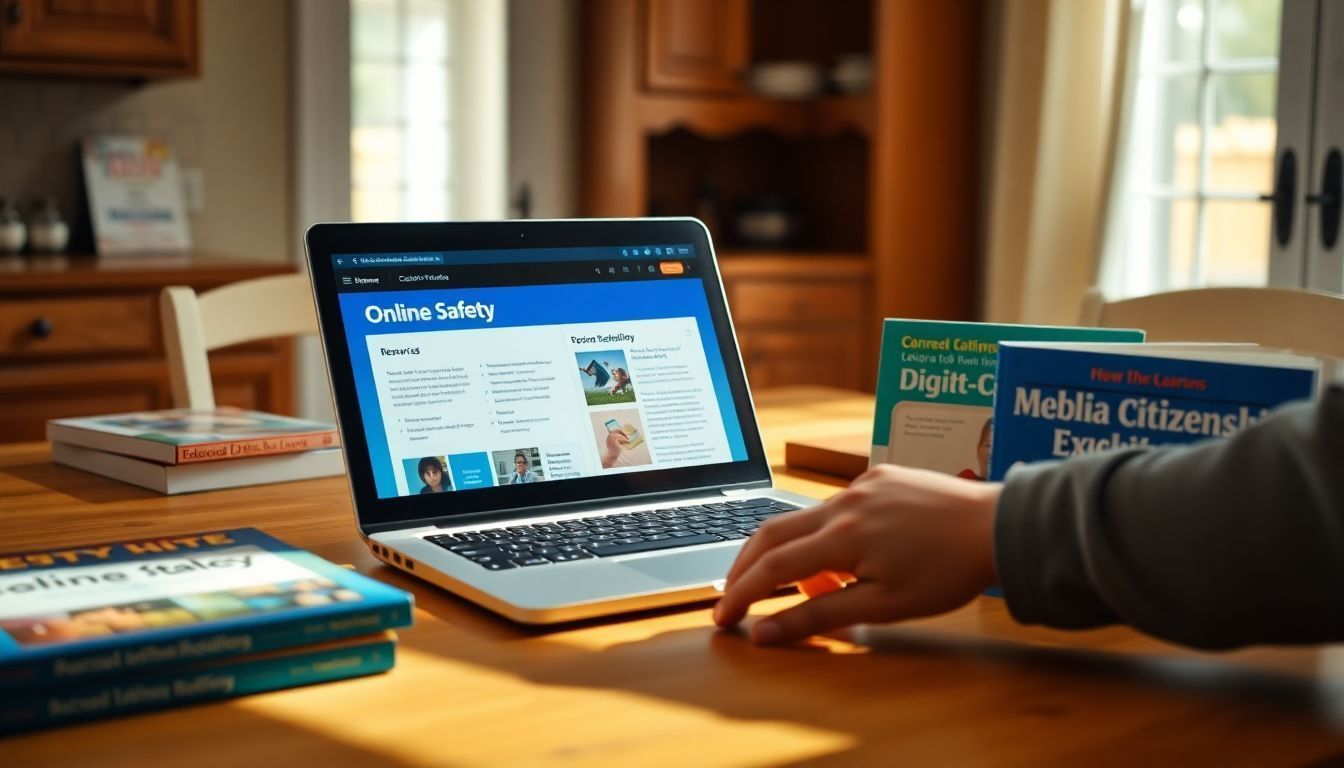 A person is using a laptop computer on a wooden table.