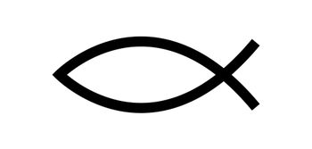 Jesus Fish Symbol - Palm Coast, FL - Stressless Pressure Washing and Paver Sealing