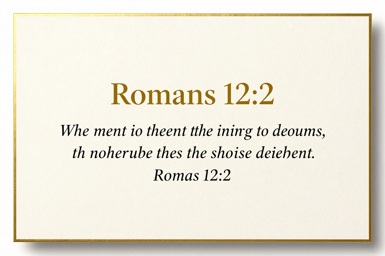 Romans 12:2