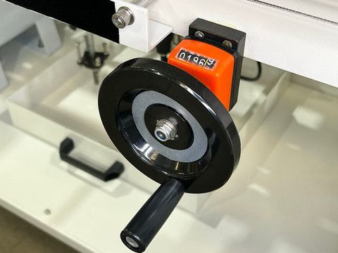 Easy to adjust drill spacing with digital counter
