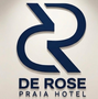 Log&oacute;tipo do Blue De Rose Praia Hotel num fundo claro