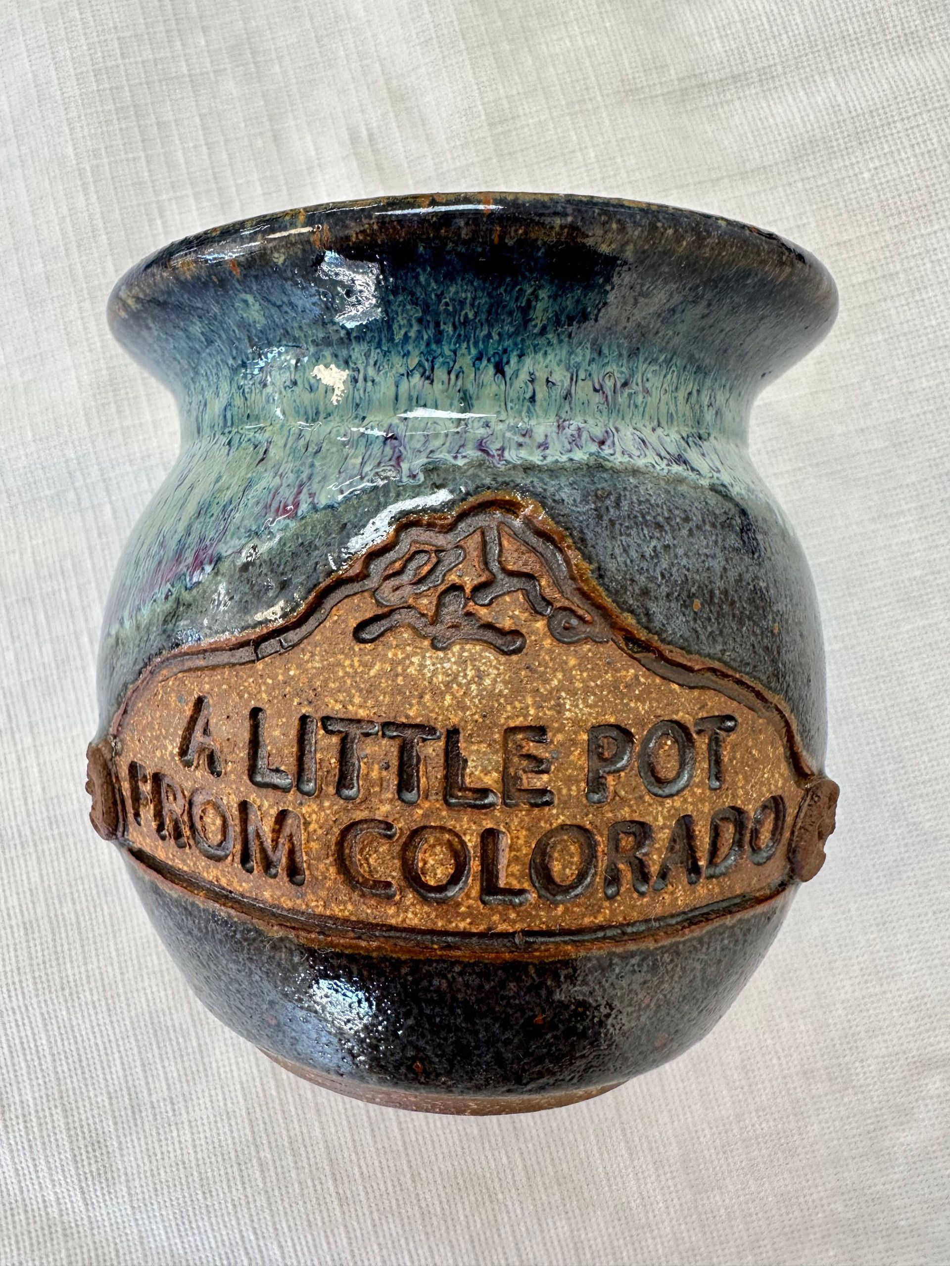 Down To Earth Pottery A Little Pot From Colorado