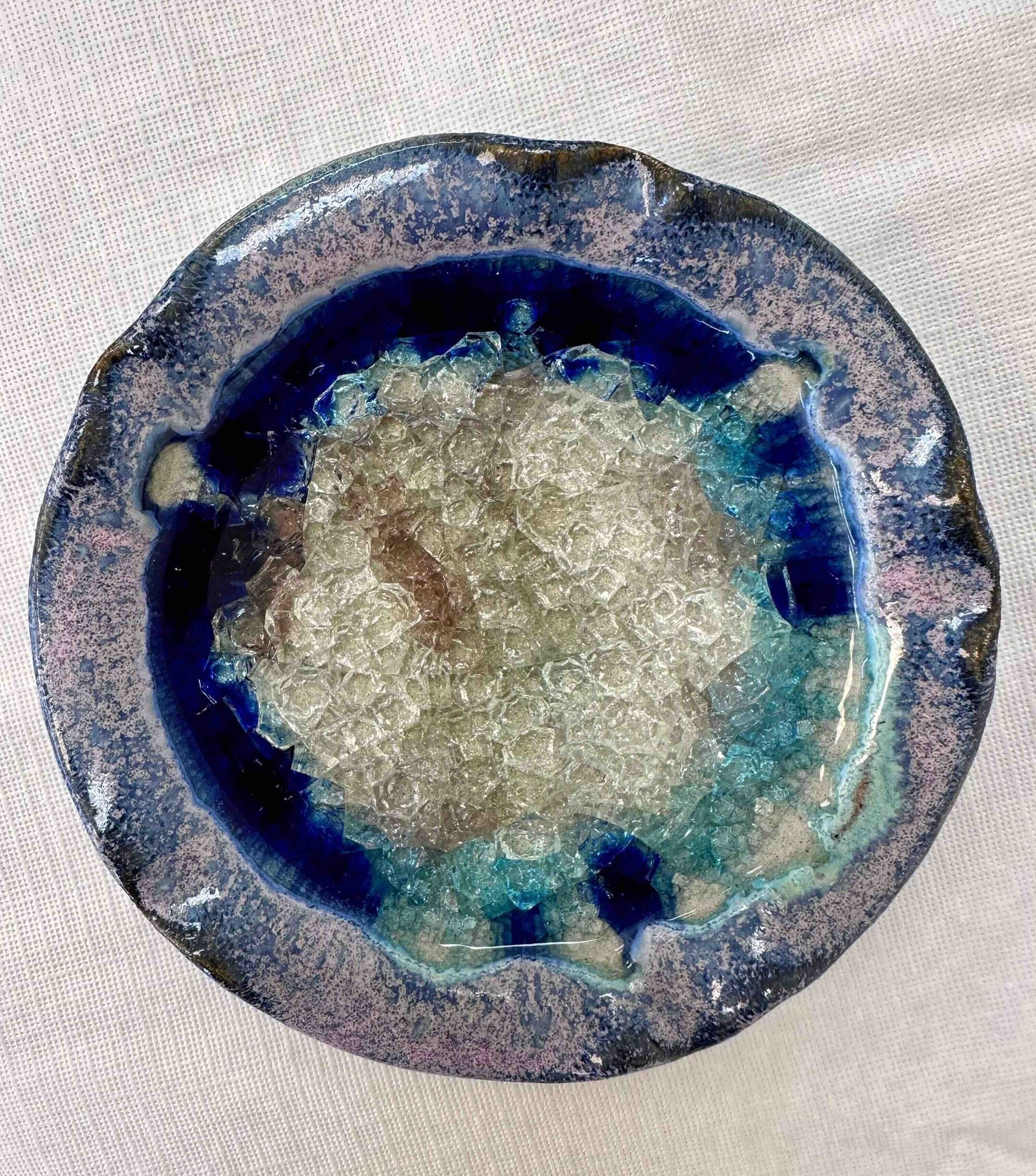 Down To Earth Pottery -small 3 inch bowl original made in the USA