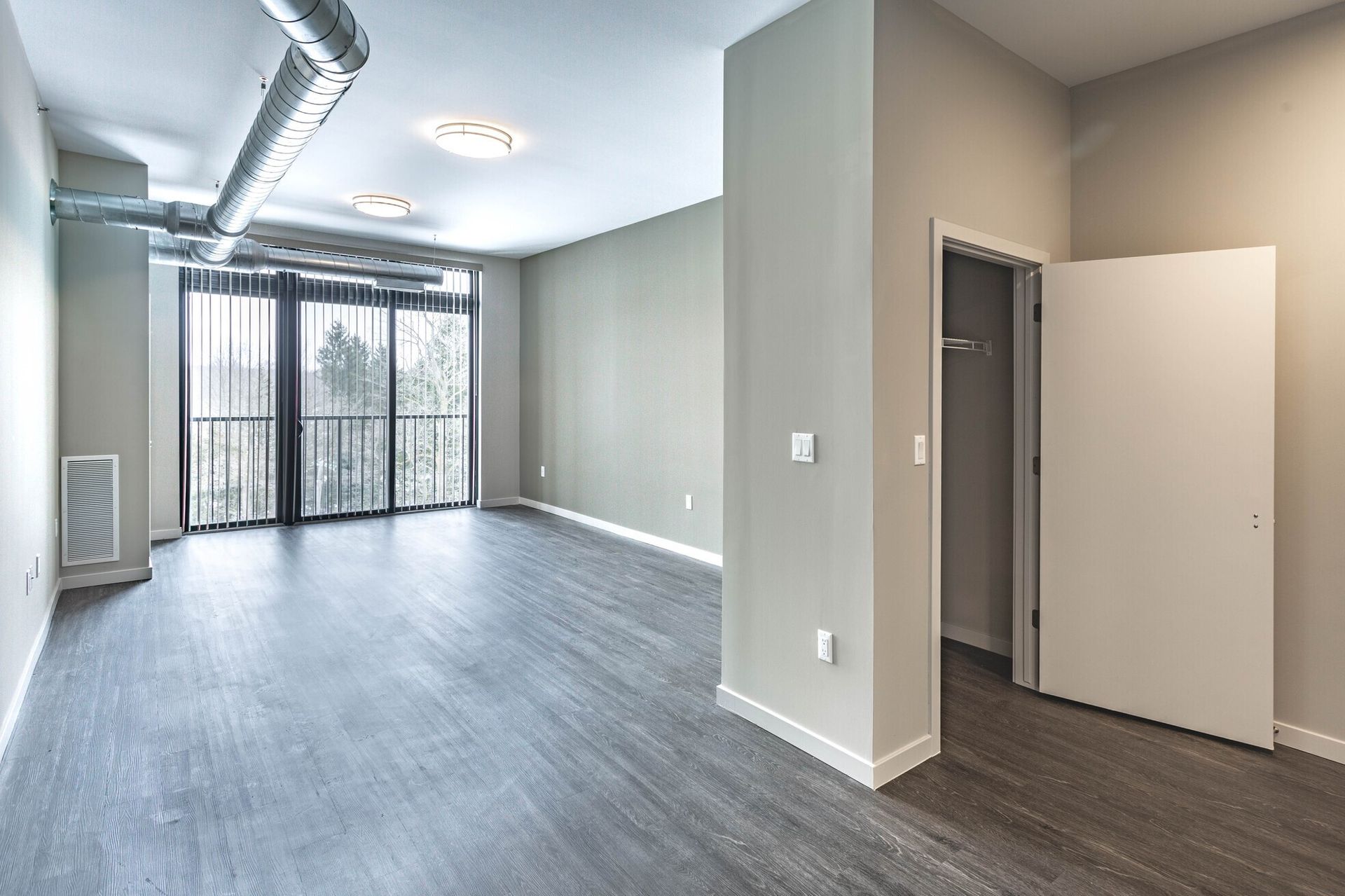 The Marquette  - Kitchen and living room