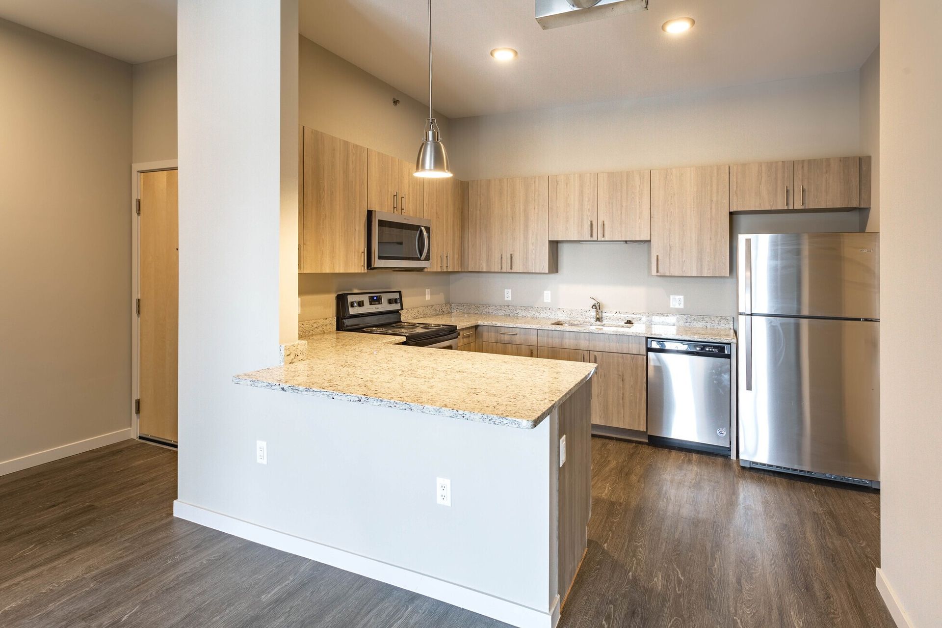 The Marquette  - Kitchen with appliances