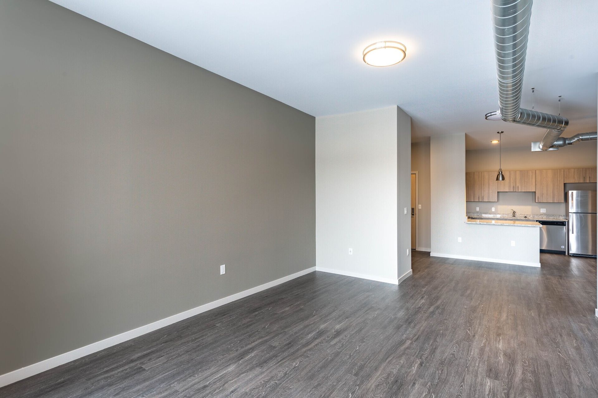 The Marquette  - Unfurnished living room