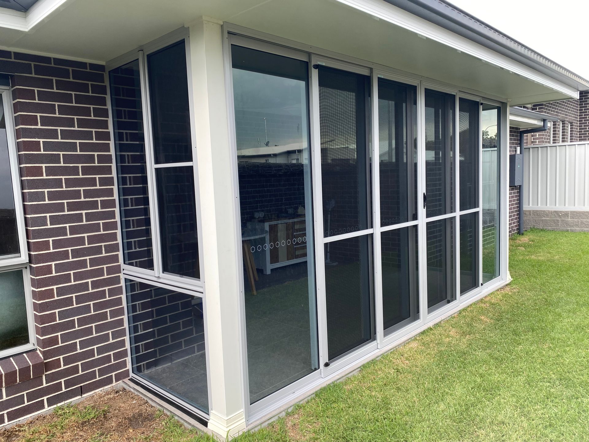 Solar film on windows  around a patio— Patterson Glass Works in Kempsey, NSW