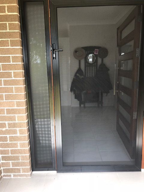Custom Invisiguard door— Patterson Glass Works in Kempsey, NSW