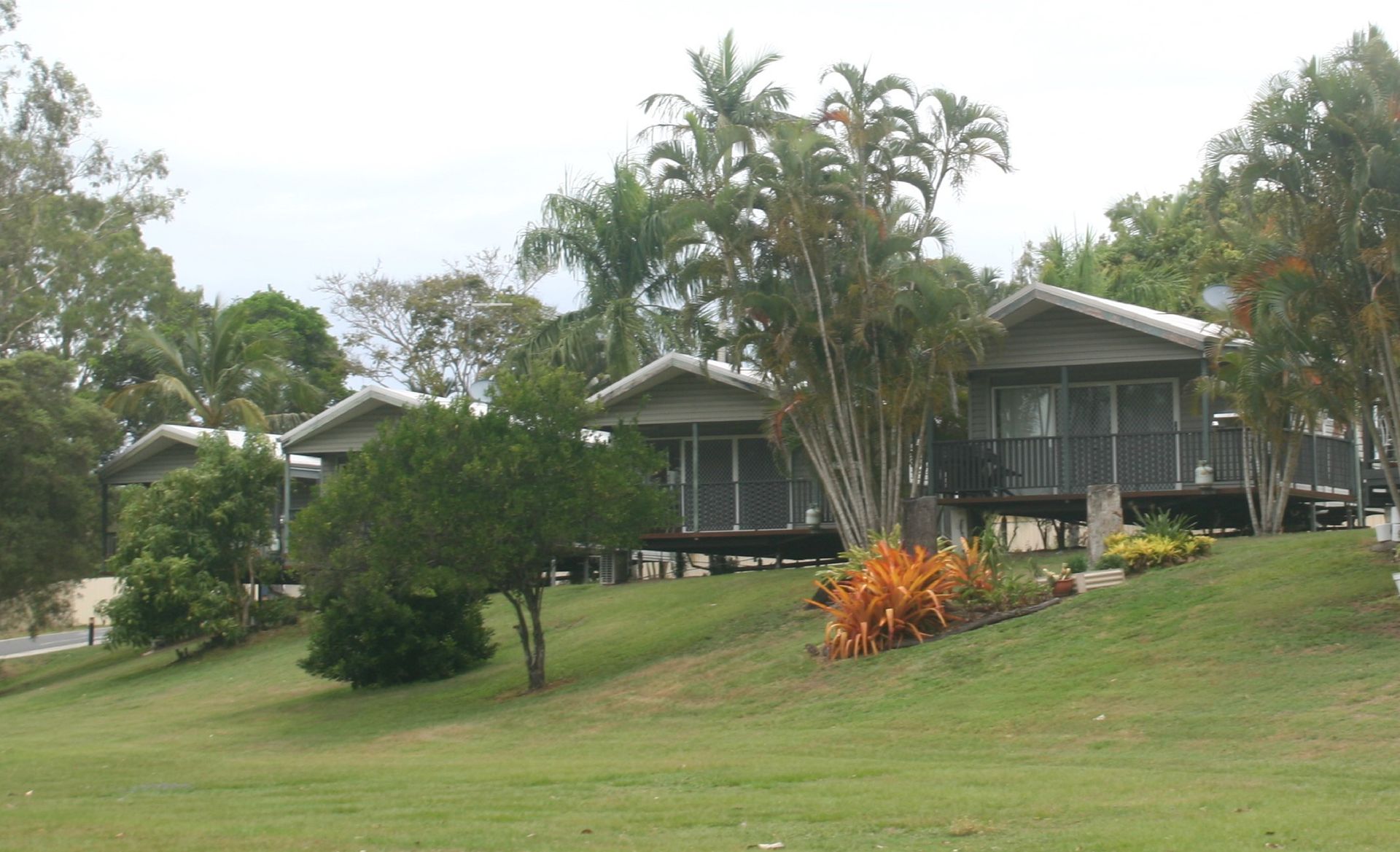 View of a camping site for tourist 