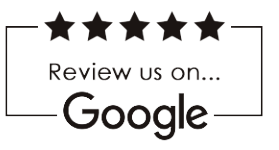 Five black stars above the text 