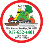 Chef’s Tacos logo with taco, banana, pepper, and tomato; 3914 9th Ave, Brooklyn, phone 917-652-4401