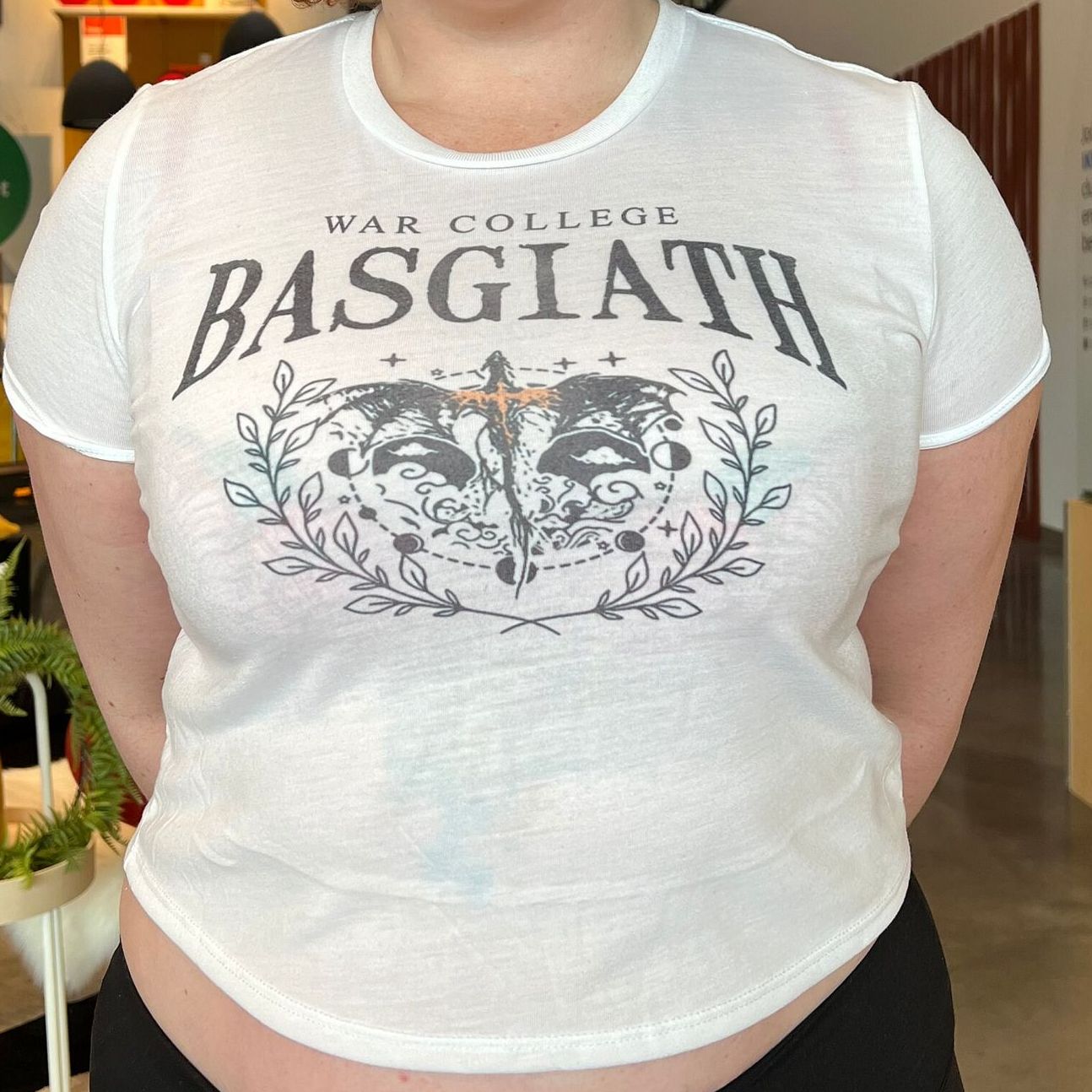 Fourth Wing Basgaith Crop Top