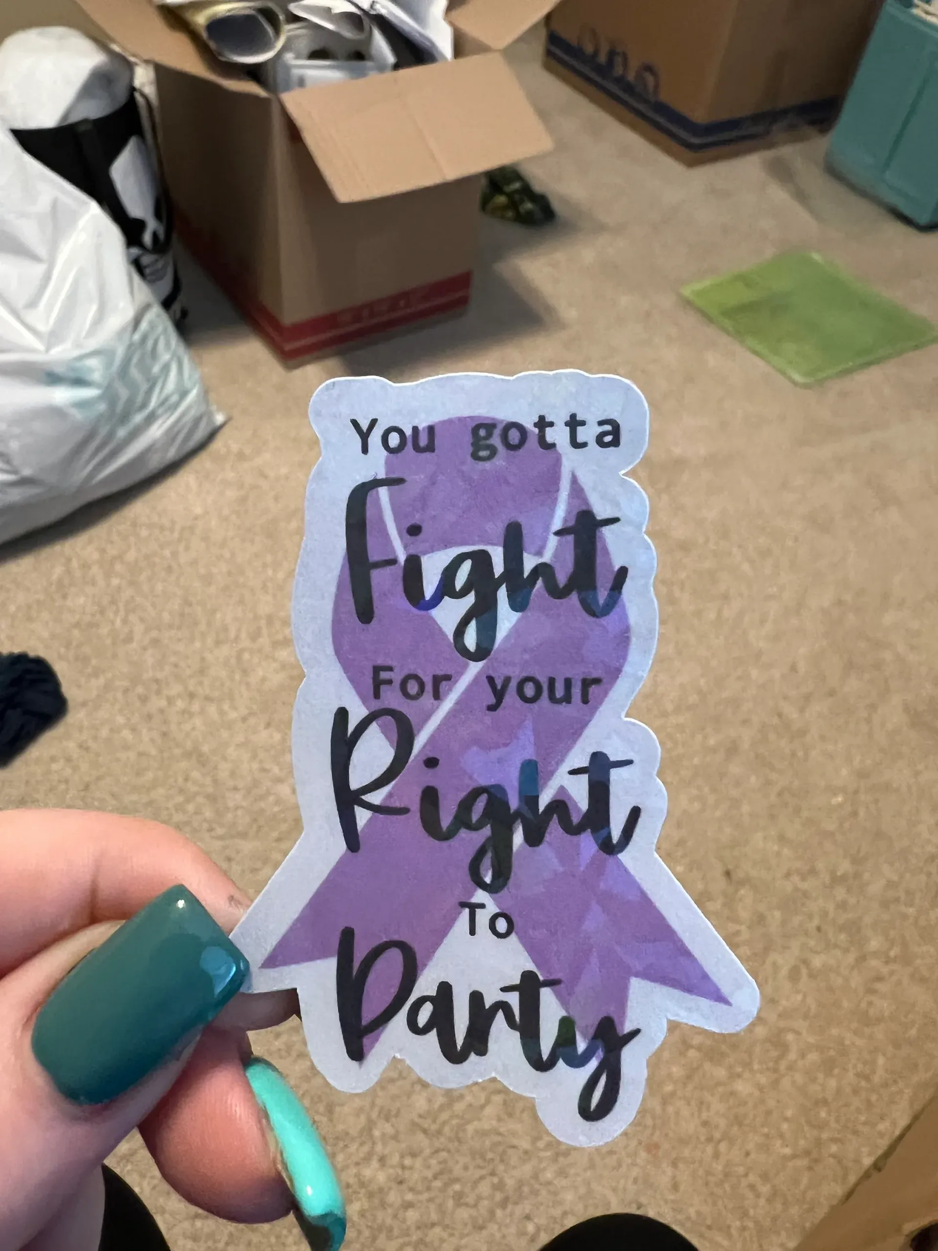 You Gotta Fight Sticker