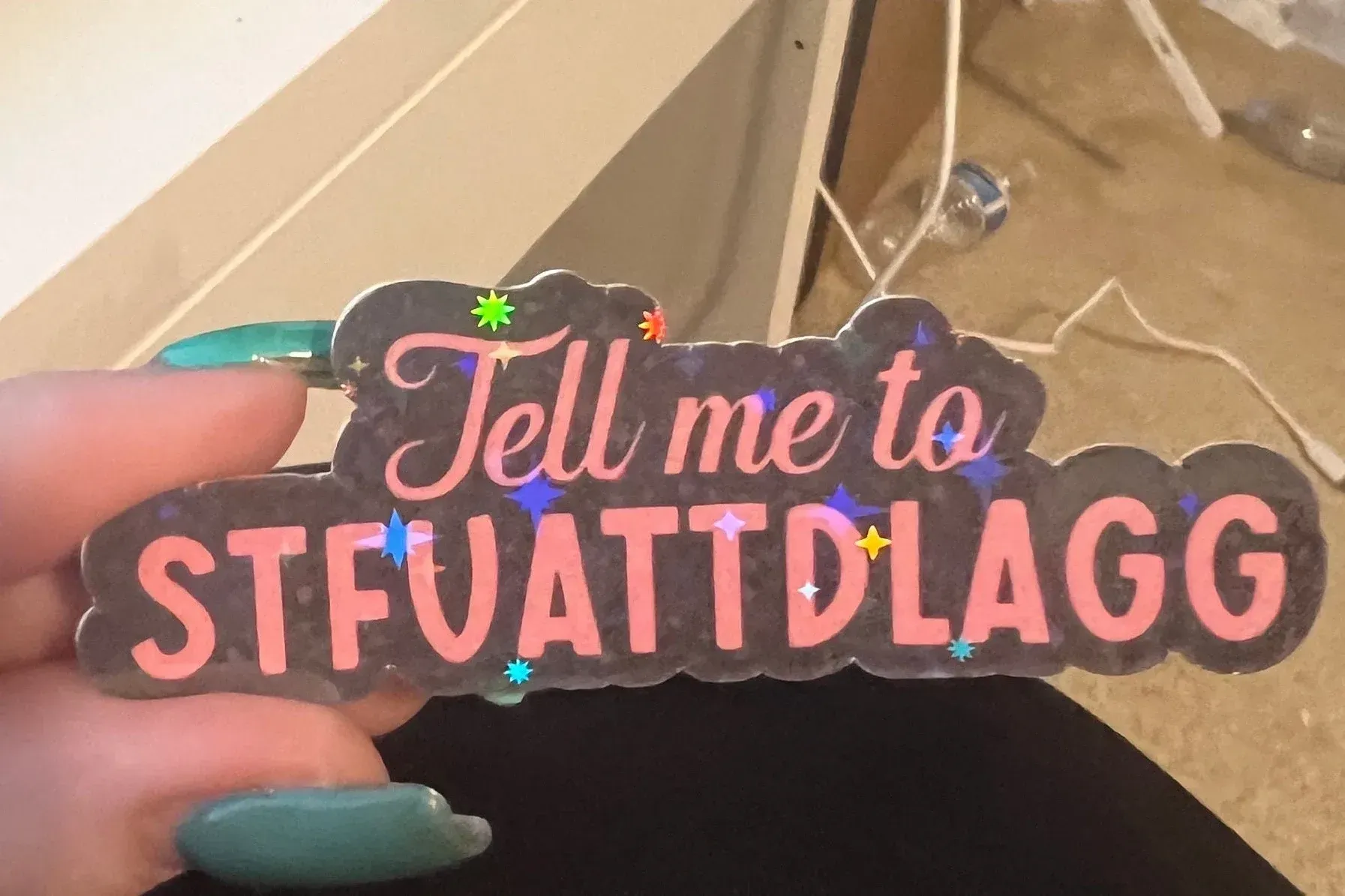 STFUATTDLAGG Smut Sticker