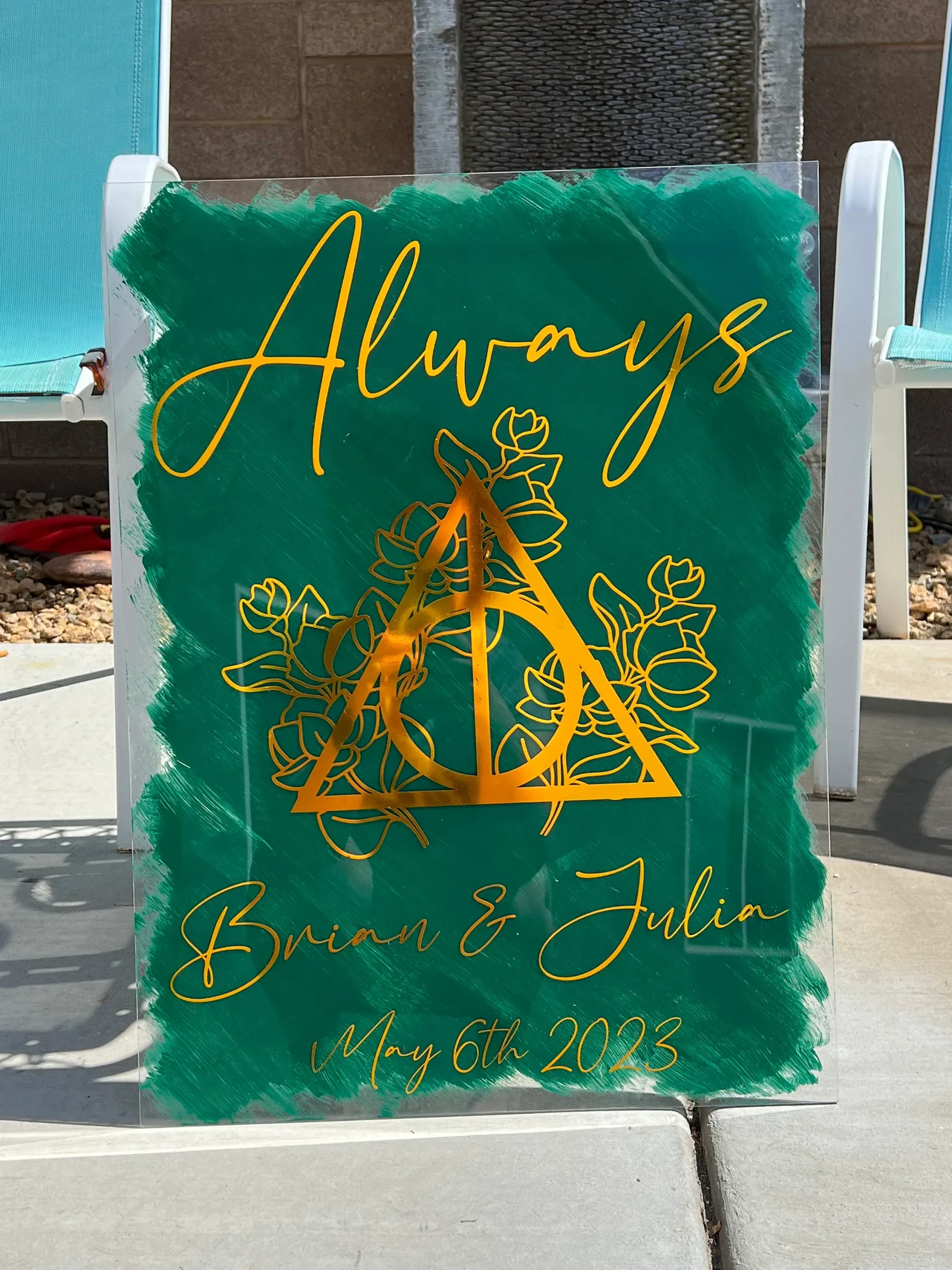 Harry Potter Always Wedding Welcome Sign