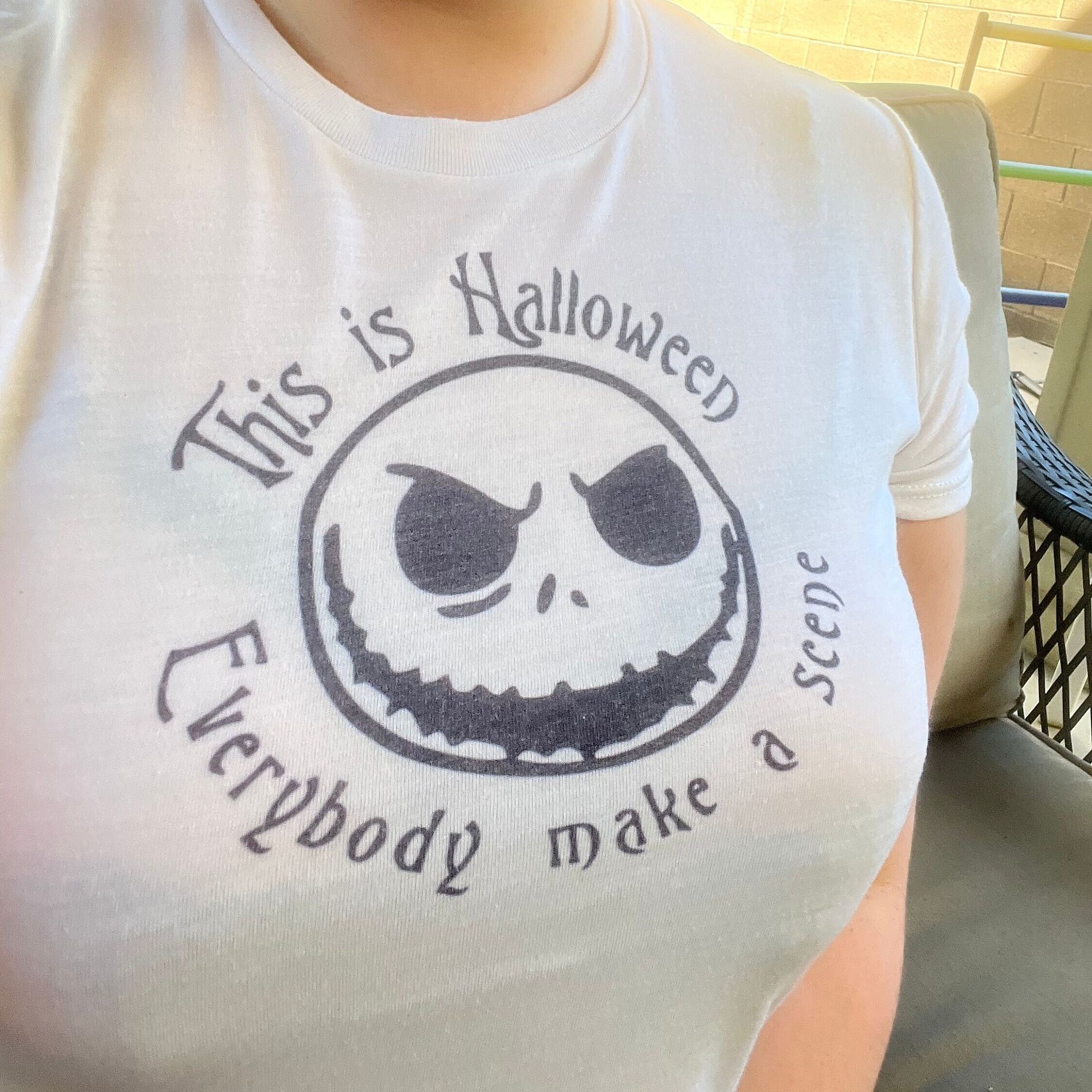 Nightmare Before Christmas Crop Top