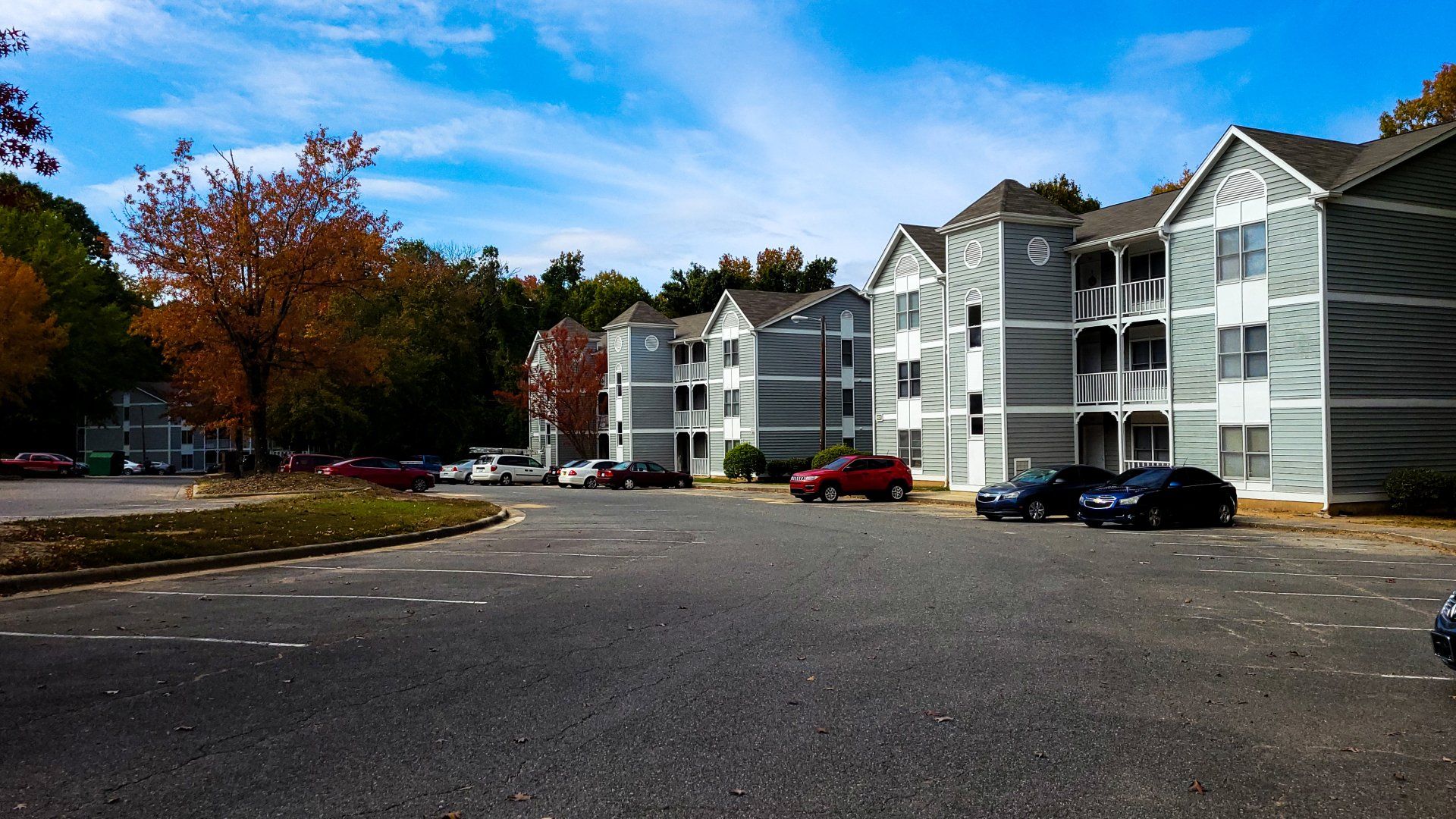 Exterior of Camdem Point Apartments