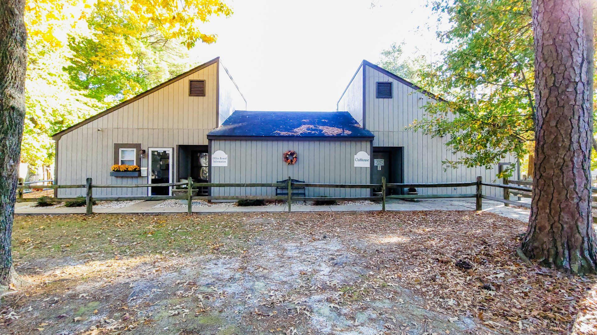 Exterior of leasing office