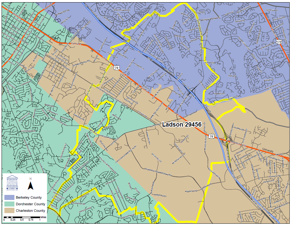 A map showing the location of lodger 2048