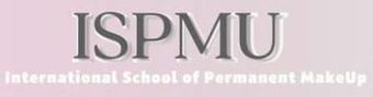 ISPMPU logo: Text on a gradient pink background reads