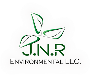 J.N.R Environmental LLC logo with green leaf design and black text on white background