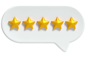 Five-star reviews