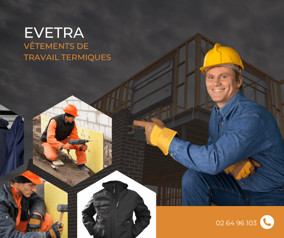 Vêtements de travail thermiques, chemises à manches longues, caleçons longs et vestes d'hivers