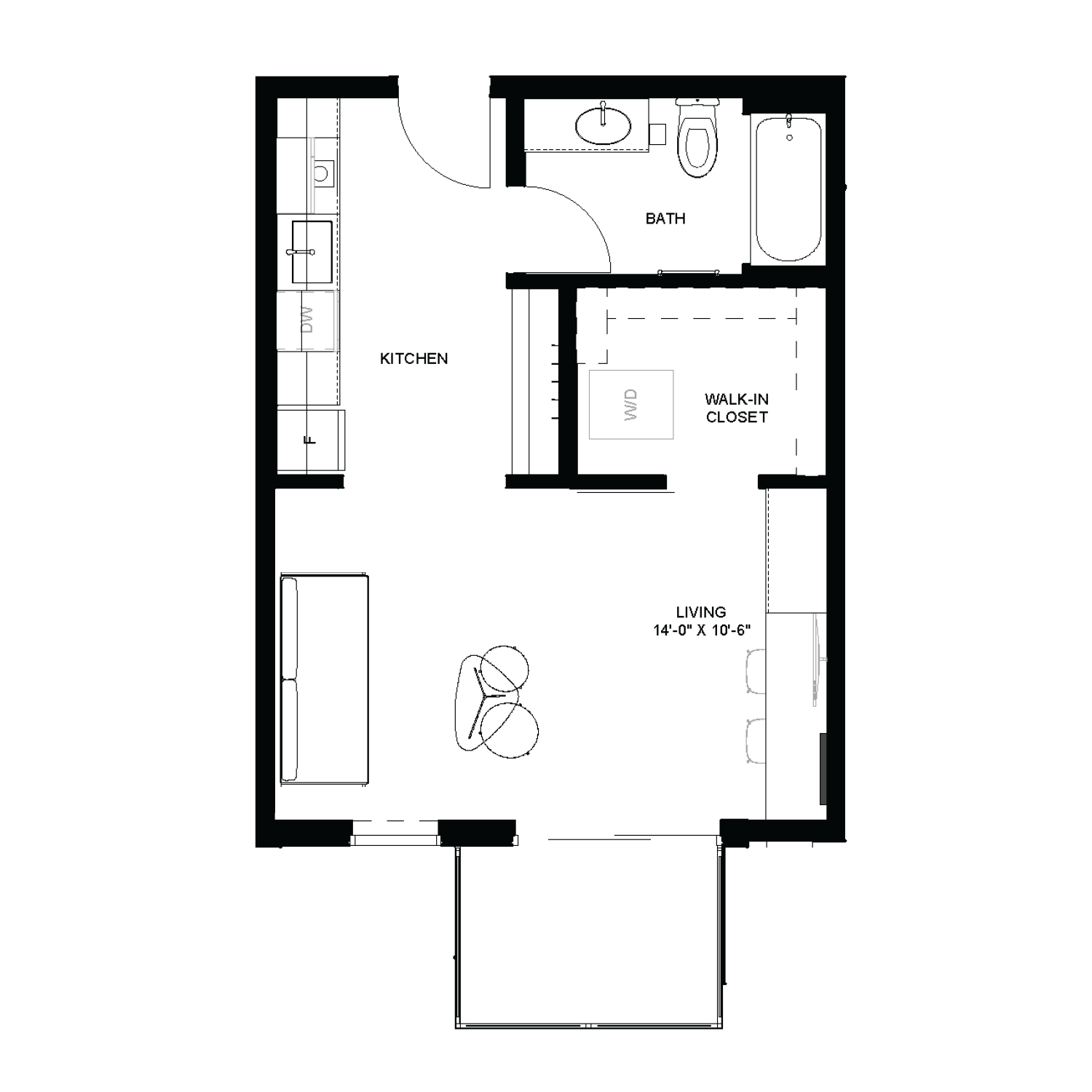 studio floor plan - s4